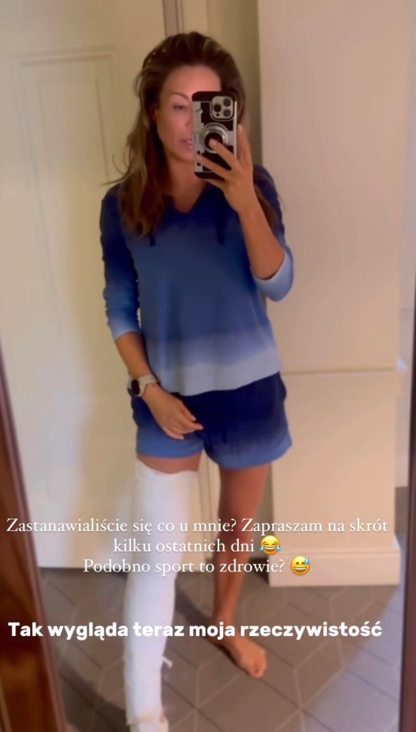Małgorzata Rozenek wylądowała w szpitalu po szaleństwach na nartach