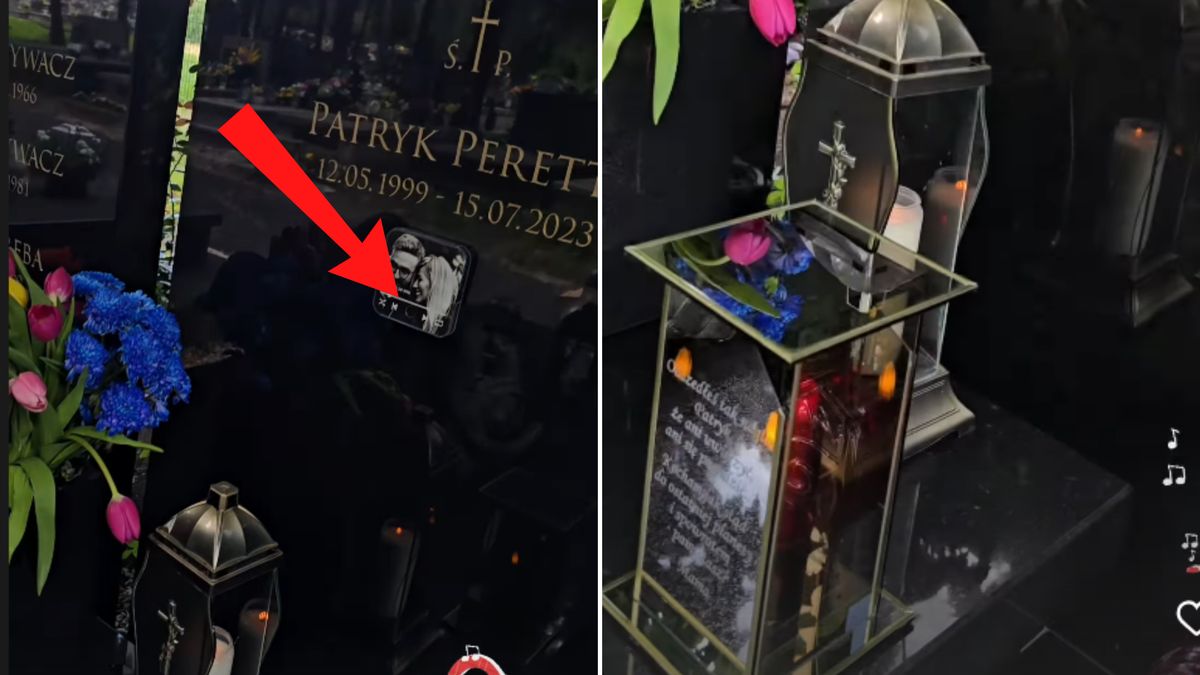 Sylwia Peretti pokazała grób syna.