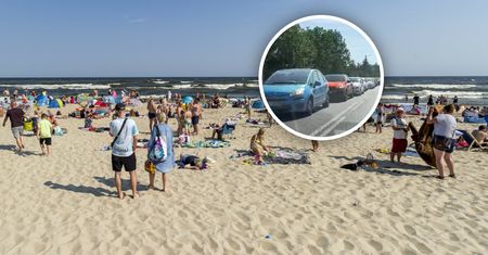 Paraliż na drodze nad Bałtyk. Mamy nagranie. "Końca nie widać"