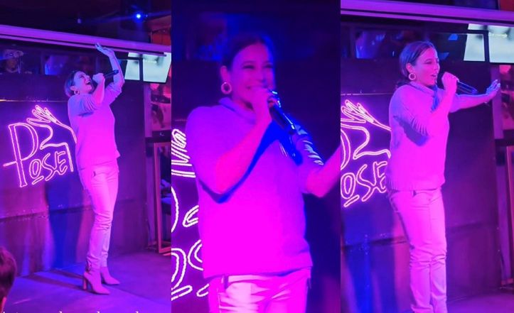 Anna Mucha SZALEJE w klubie LGBT. Zaśpiewała na karaoke hit Violetty Villas. Udany wykon? (WIDEO)