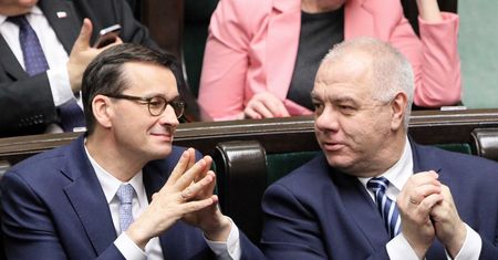 Wieczorne spotkanie Mateusza Morawieckiego i Jacka Sasina. "Pośmiali się"