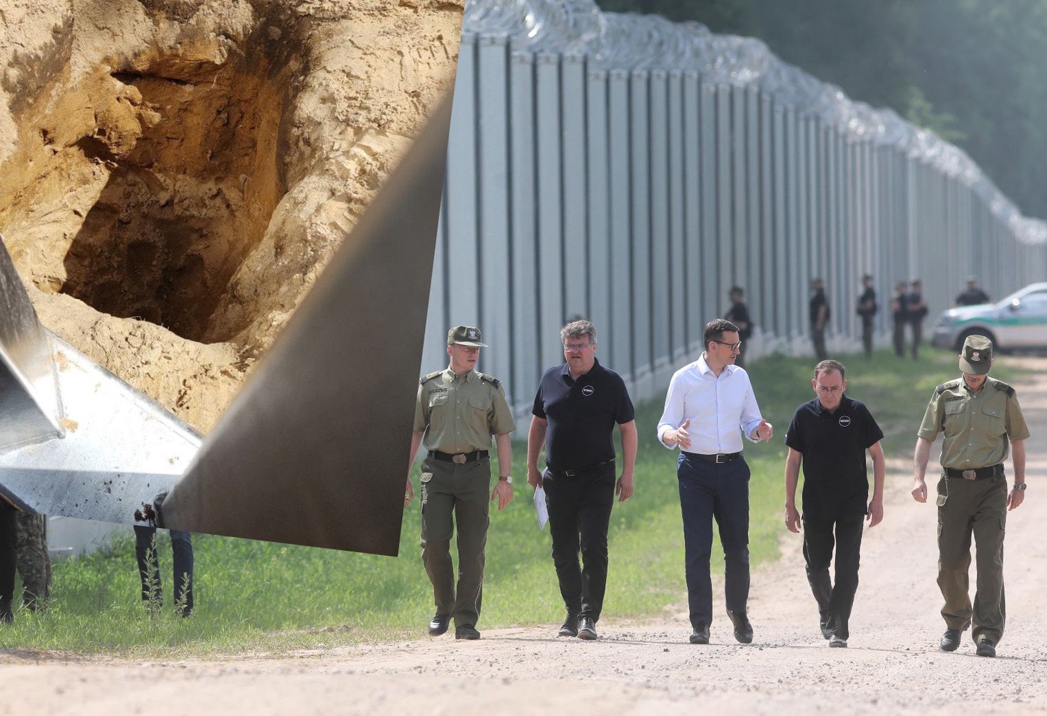 Bariera na granicy z Białorusią. Migranci i białoruskie służby testują ją w poszukiwaniu słabych punktów