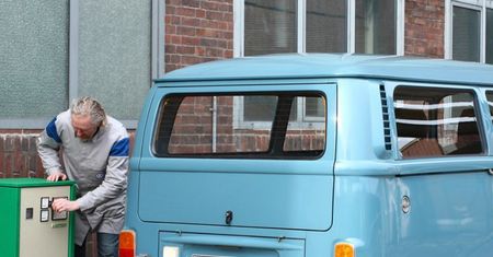 Volkswagen T2 Elektro transporter pokazuje, że kiedyś nie było lepiej