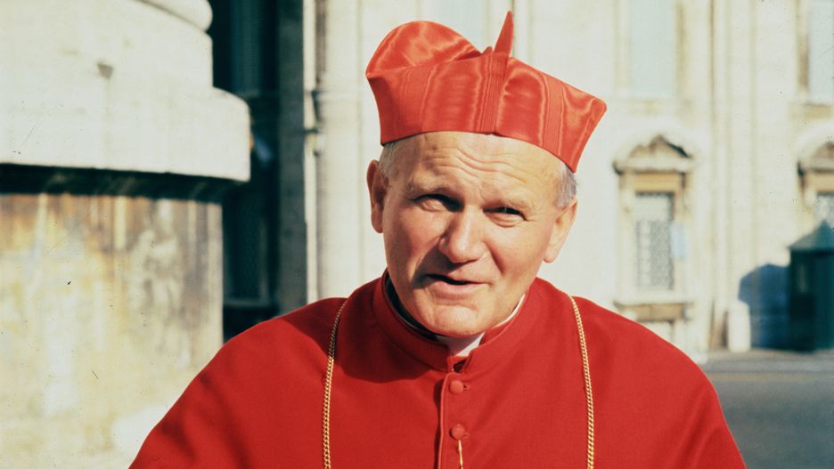 Archbishop Karol Wojtyla in Vatican City
(Original Caption) Vatican City: Close up of Cardinal Karol Wojtyla, archbishop of Kracov, Poland.
Bettmann
Eastern European descent:CB2, one person:CB2, christianity:CB2, head and shoulders:CB2, portrait:CB2, prominent persons:CB2, male:CB2, Polish:CB2, Vatican City:CB2, Pope John Paul II:CB3