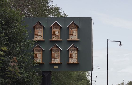 Billboardy McDonald’s wykorzystywane jako ule dla pszczół (wideo)