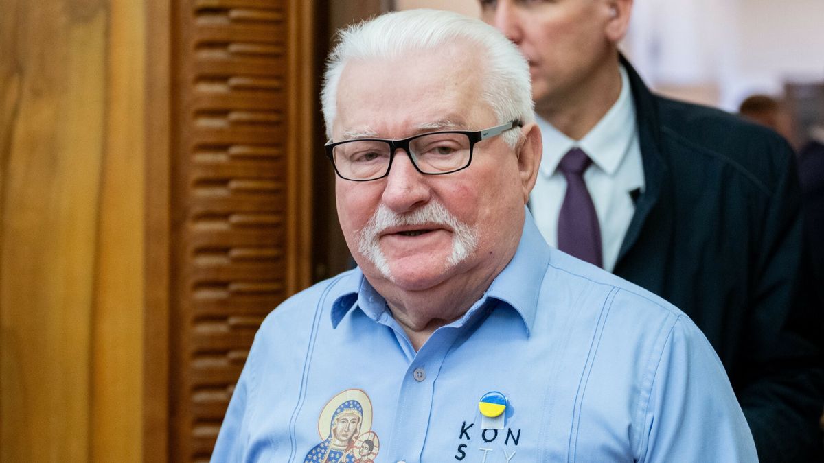 Jan Pawe? II: czyta? histori?, tworzy? histori? - konferencja w Poznaniu
Fot. Lukasz Gdak/East News, Poznan, 26.03.2025. Uniwersytet im. Adama Mickiewicza. Miedzynarodowa konferencja naukowa: "Jan Pawel II: czytac historie, tworzyc historie". 
N/z Lech Wa?esa
Lukasz Gdak