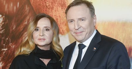 Joanna Kurska na meczu Polska-Belgia. Kibicowała piłkarzom w modnej stylizacji