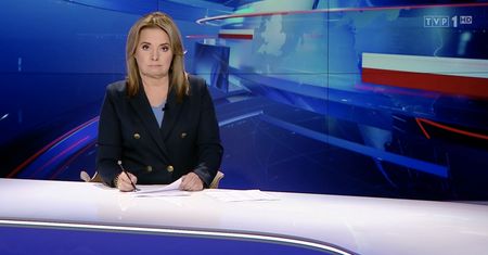 "Wiadomości" TVP popełniły błąd. Holecka zabrała głos na antenie