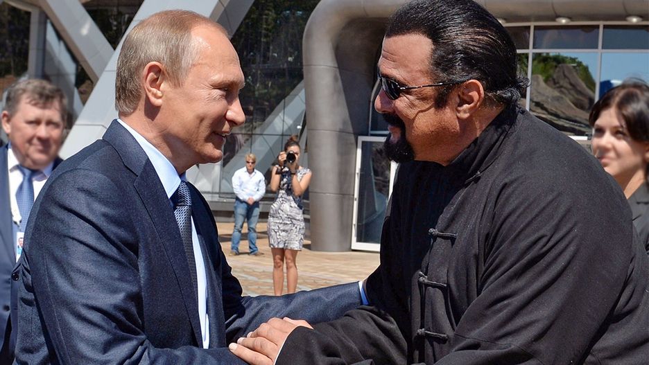 Dwaj przyjaciele: Władimir Putin i Steven Seagal