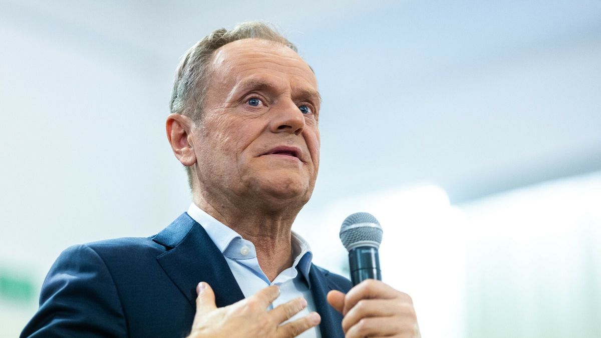 Donald Tusk w Siedlcach
24.01.2023 Siedlce Spotkanie otwarte przewodniczacego Platformy Obywatelskiej Donalda Tuska z mieszkancami N/z Donald Tusk
fot. Andrzej Iwanczuk/REPORTER
Andrzej Iwanczuk/REPORTER