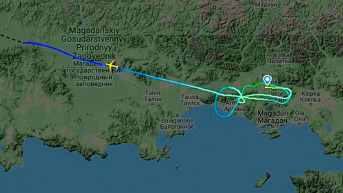 Samolot A321 krążył nad Syberią lot wypadek