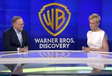 David Zaslav w studiu TVN24