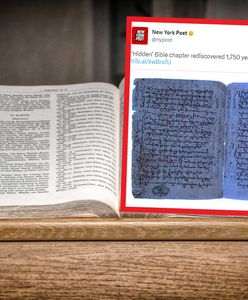 Ukryty rozdział Biblii. Przełomowe odkrycie dzięki promieniom UV