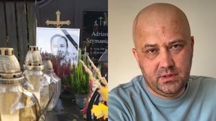 Tak wygląda grób Adriana Szymaniaka miesiąc po jego śmierci (WIDEO)