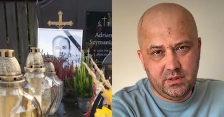 Tak wygląda grób Adriana Szymaniaka miesiąc po jego śmierci (WIDEO)