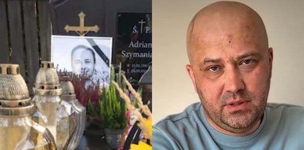 Tak wygląda grób Adriana Szymaniaka miesiąc po jego śmierci (WIDEO)