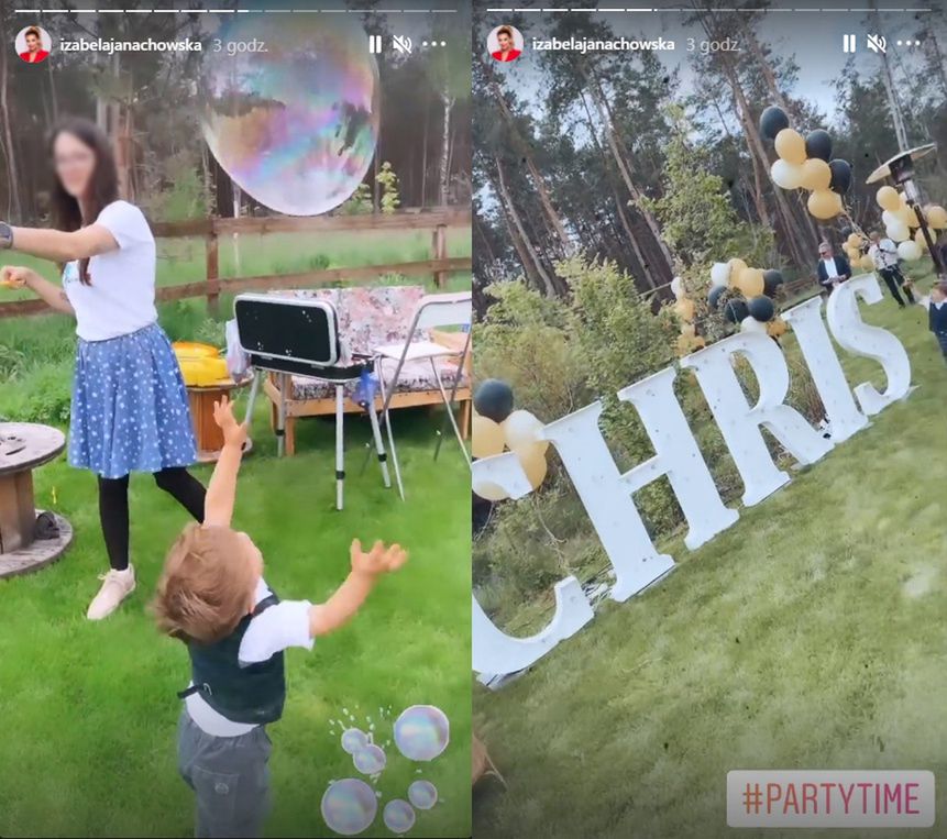 Izabela Janachowska wyprawiła synkowi urodziny