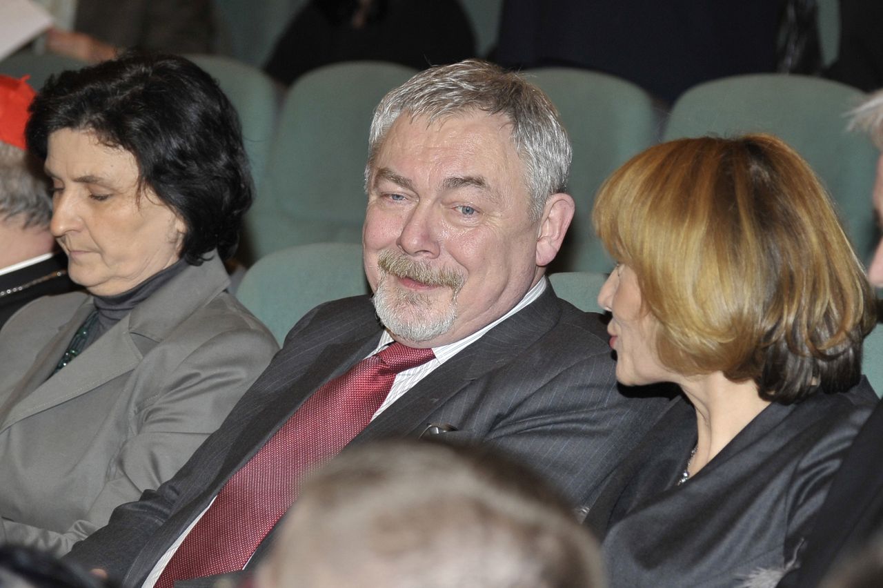 Jacek Majchrowski z żoną Barbarą (po lewej)