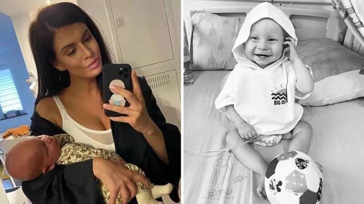 Magdalena Stępień z synkiem Oliwierem