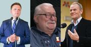 Lech Wałęsa zachwyca się Donaldem Tuskiem i mówi o "hakach" na Szymona Hołownię. "Każdy ŚWIĘTY ma swoje przekręty"
