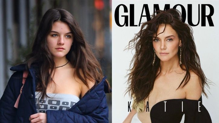 Młodzieńcza Katie Holmes czaruje na okładce "Glamour"