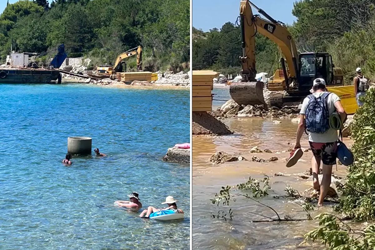 Tuż obok plażowiczów. Ludzie w Chorwacji się wściekli