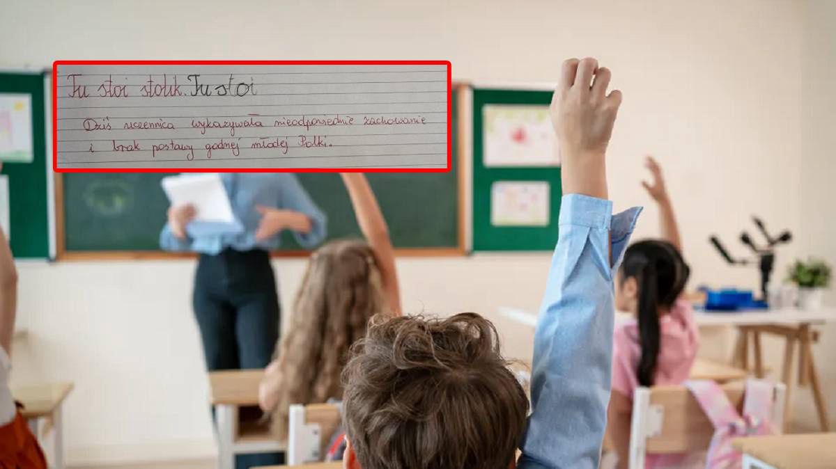 Kontrowersyjna uwaga w zeszycie 7-latki. Burza w internecie