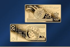 NBP wprowadza złotą monetę w kształcie banknotu. Trzeba za nią zapłacić fortunę