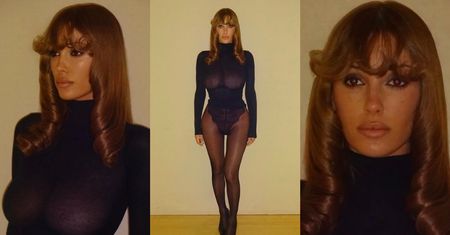 Bianca Censori we fryzurze retro tradycyjnie eksponuje krągłości, tym razem w prześwitującym body (ZDJĘCIA)
