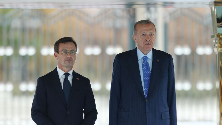 Prezydent Turcji Recep Tayyip Erdoğan i Premier Szwecji Ulf Kristersson
