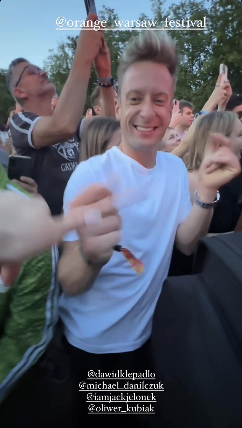 Maffashion szaleje z Michałem Danilczukiem na Orange Warsaw Festiwalu