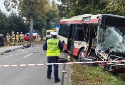 Koszmarny wypadek z udziałem autobusu. Są ranni