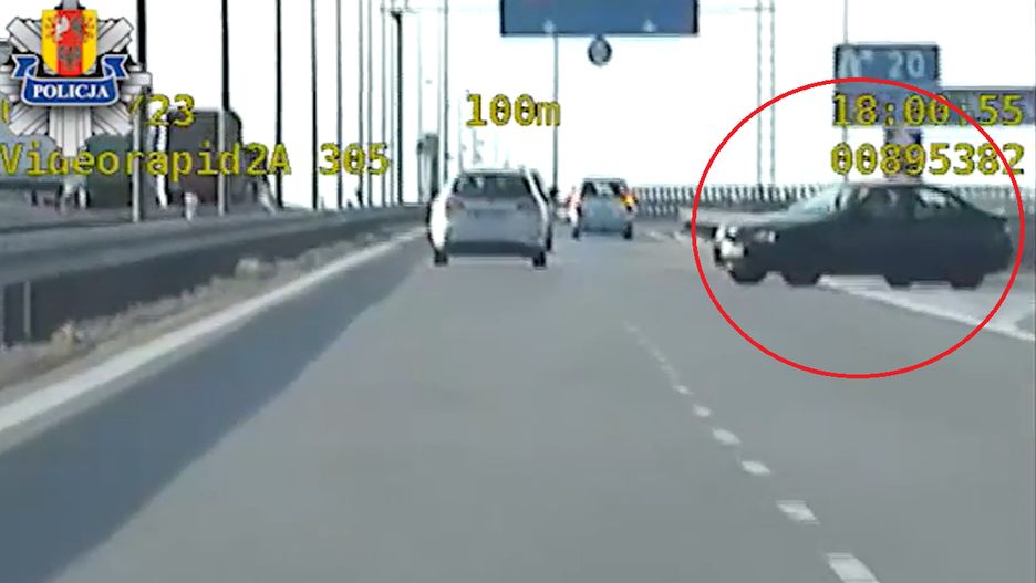 Szalony manewr młodego kierowcy bmw. 21-latek odpowie za to przed sądem