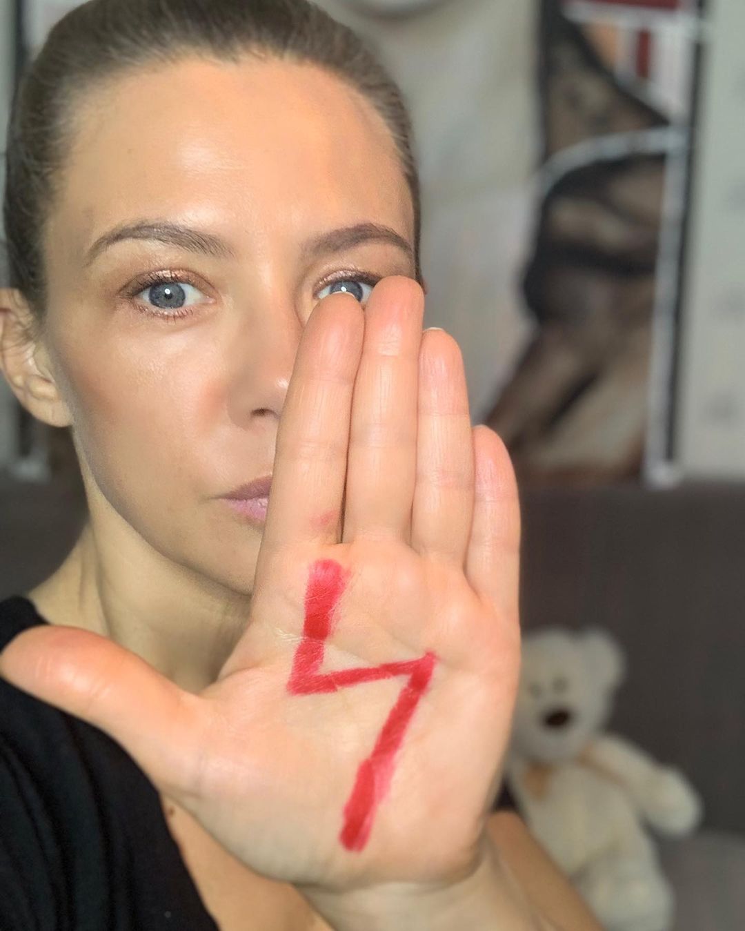 Kinga Rusin wspiera protestujących