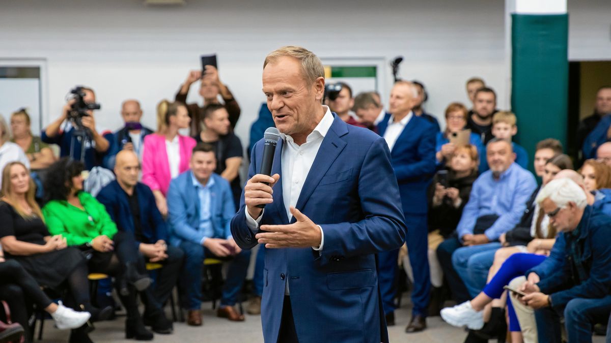 Na zdjeciu Donald Tusk