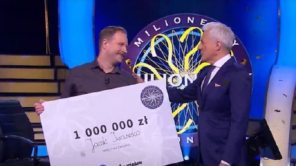 Jacek Iwaszko wygrał milion złotych 
