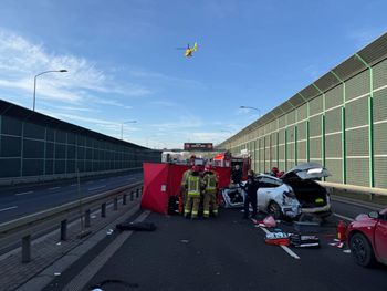 Gliwice: Wypadek na Drogowej Trasie Średnicowej. W akcji śmigłowiec LPR