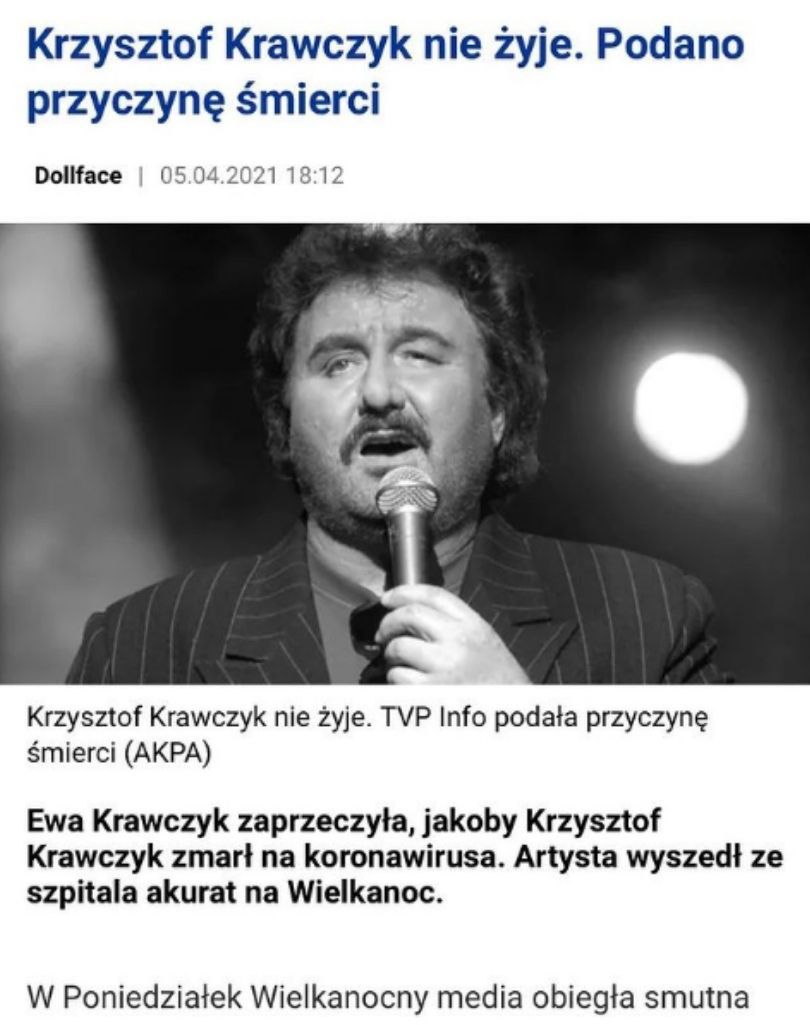 Karolina Korwin-Piotrowska krytykuje koronasceptyczne wywody  Violi Kołakowskiej
