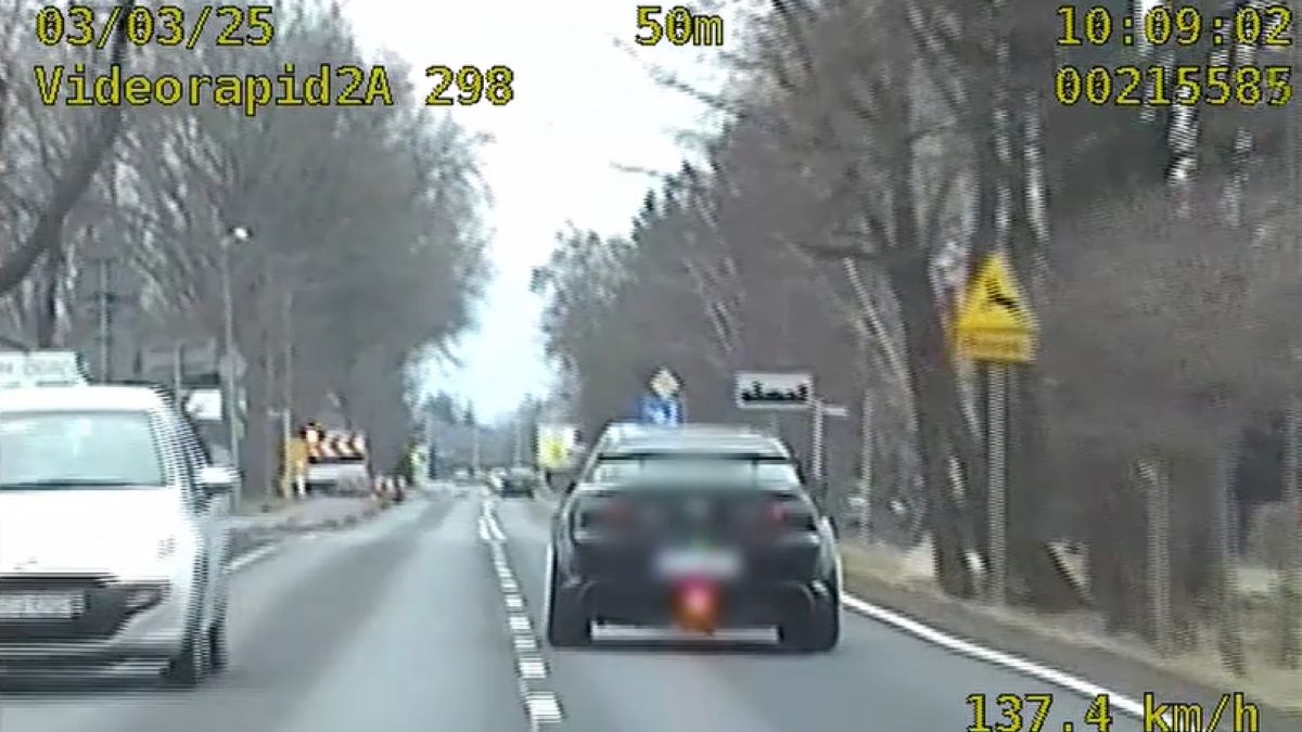 130 punktów karnych i mandat na 20 tys. zł dla młodego kierowcy