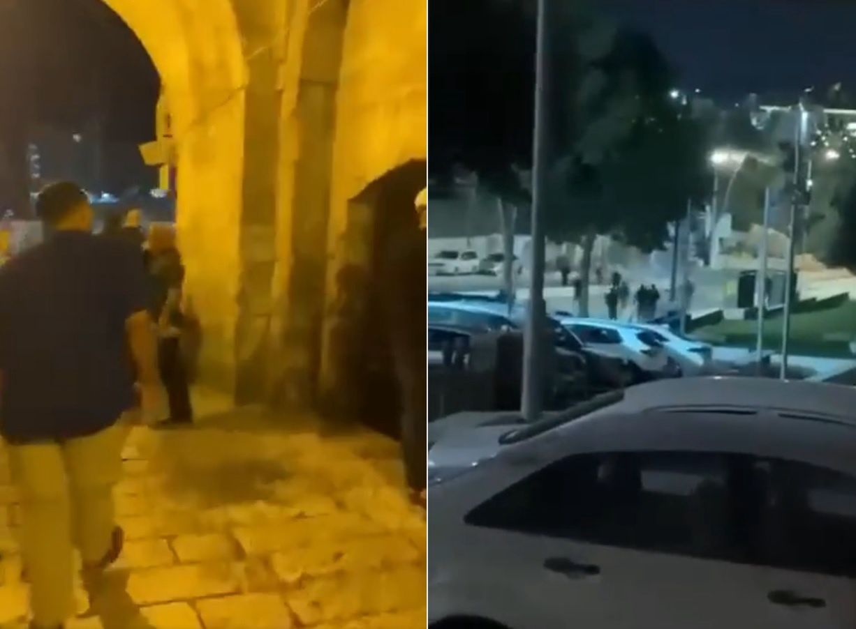 Shocking scenes in Jerusalem. Shots were fired