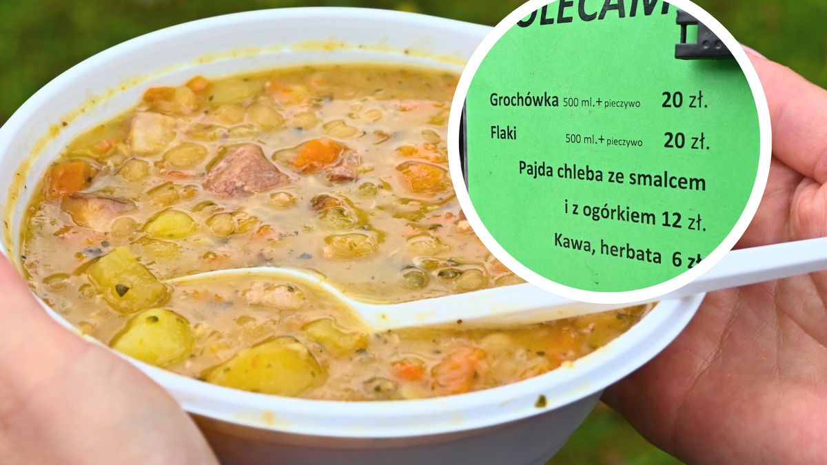 Zupa grochowa z kuchni polowej