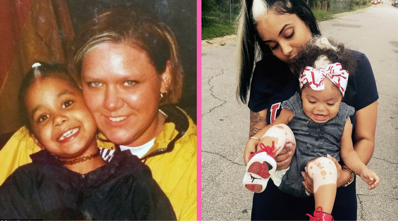 Brianna jako dziecko z mamą/ Brianna i MilliAnna razem/ DailyMail