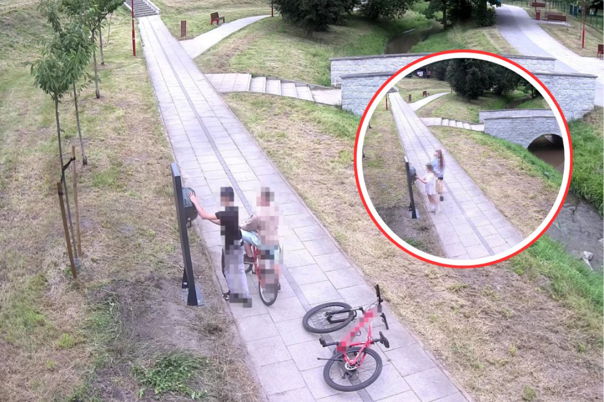 Ujęcia z Elbląga. Straż apeluje: AED to nie zabawka