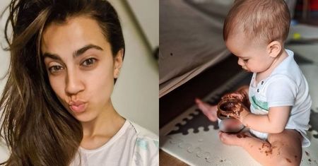 Maja Hyży reklamuje czekoladowy krem za pomocą zdjęcia rocznej córki. "Olej palmowy, nic tylko jeść"