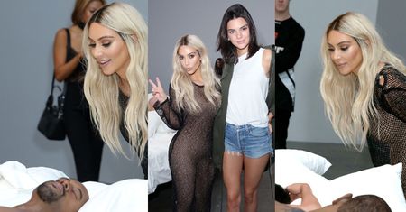 Kim podziwia woskowe pośladki... "Kanye jest geniuszem!" (ZDJĘCIA)