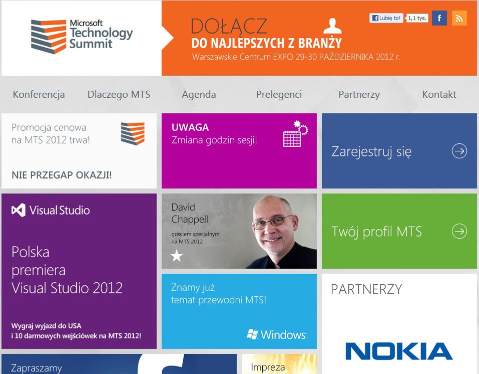 Komorkomania.pl patronem konferencji Microsoft Technology Summit 2012