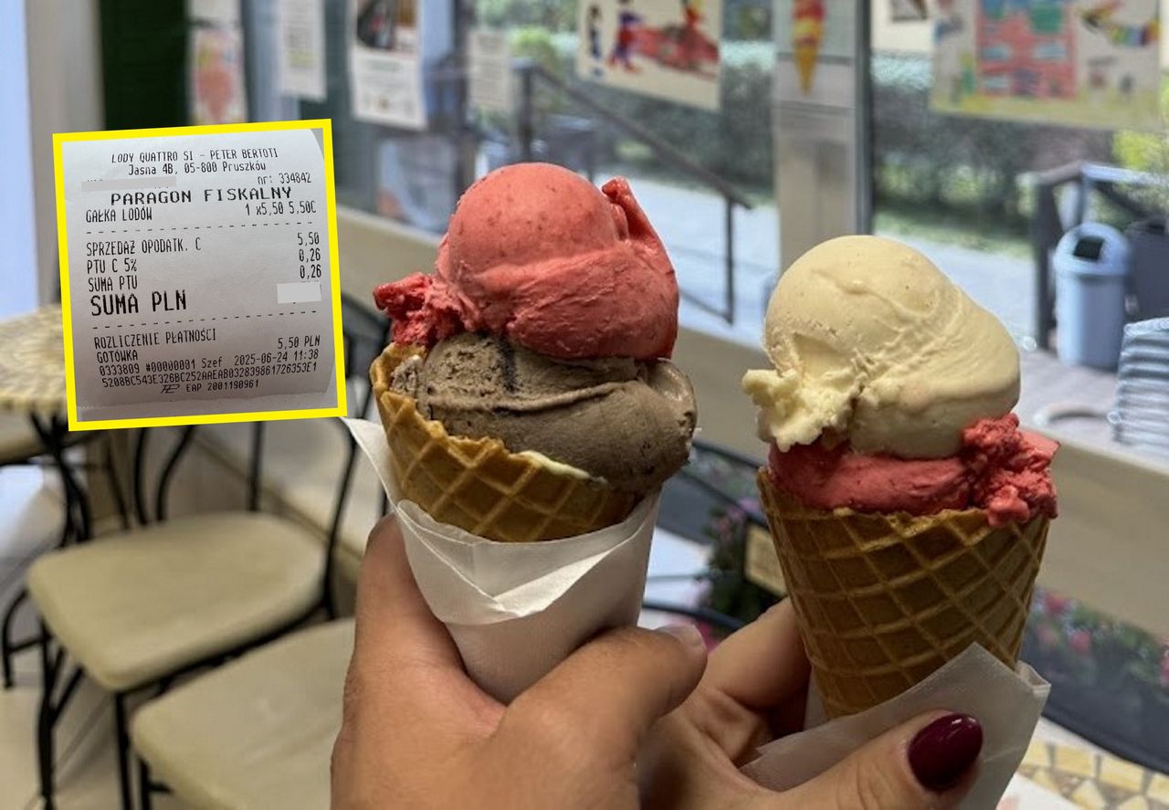 Paragon łagodności za lody. "Taka cena to rzadkość"