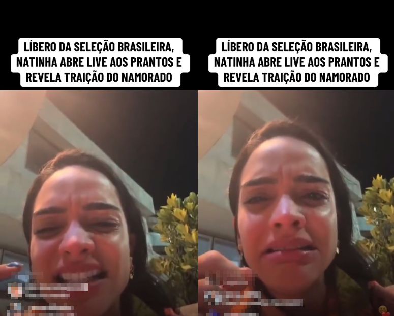 Natália Araújo nadaje live o zdradzie partnera