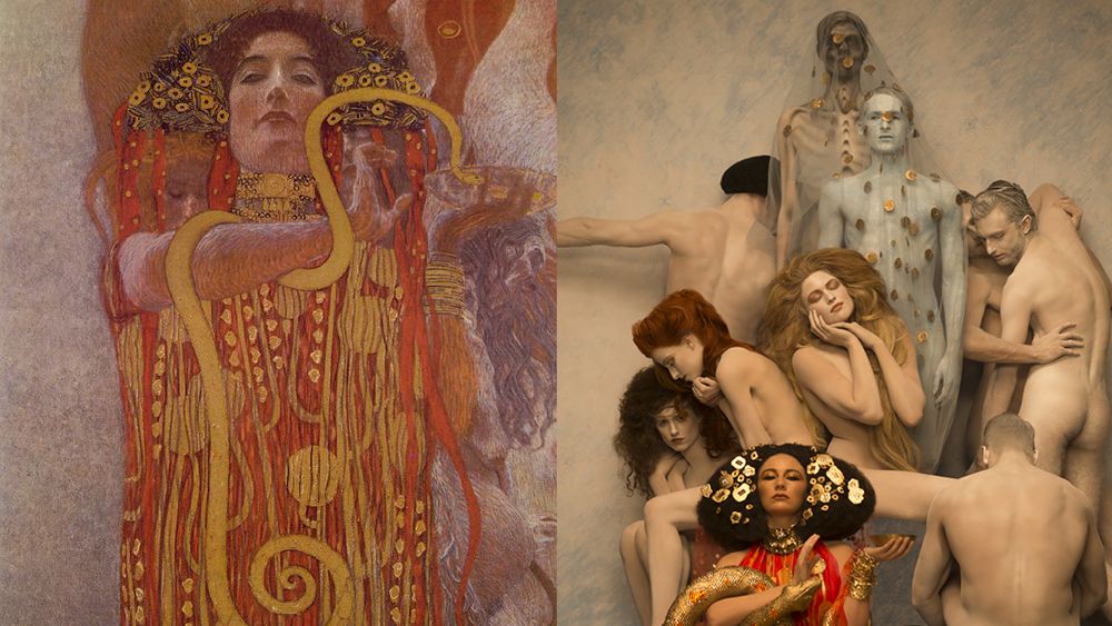 Fotografka odtworzyła obrazy Gustawa Klimta na wspaniałych zdjęciach 1