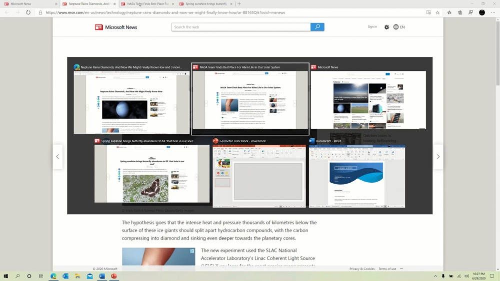 Windows 10 Alt Tab